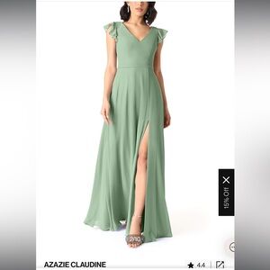 Azazie Claudine in agave colour size A2